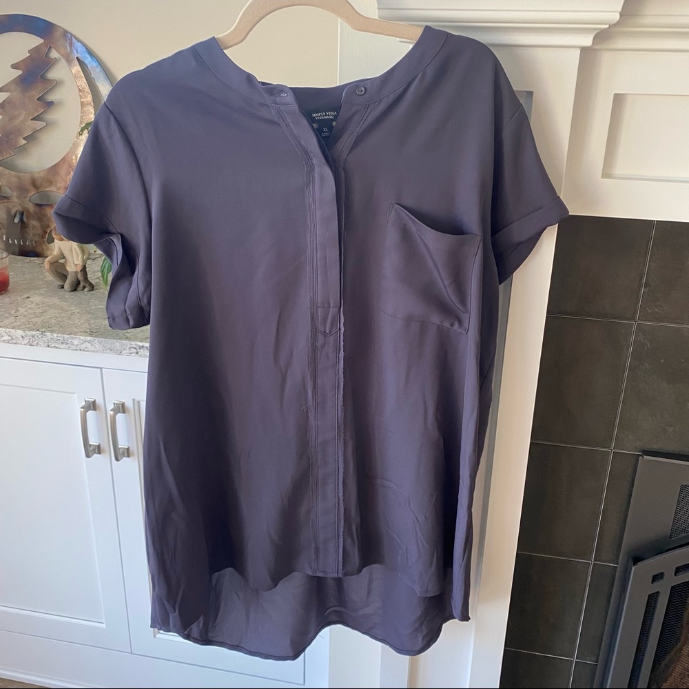 Simply Vera Vera Wang Short Sleeve Top